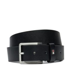 Pasek Męski Tommy Hilfiger. Czarne paski damskie Tommy Hilfiger, bez wzorów. Za 159.99 zł.