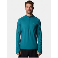 Koszulka sportowa męska Columbia M Endless Trail Mesh. Zielone koszulki sportowe męskie Columbia, l, bez wzorów, z meshu, bez kołnierzyka, bez ramiączek. Za 319.00 zł.