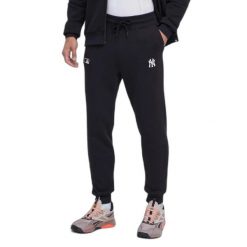 Spodnie dresowe New York Yankees MLB Base Run EMB Burnside. Czarne spodnie sportowe męskie 47 Brand, s, bez wzorów, z bawełny, do biegania. Za 302.50 zł.