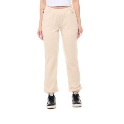 Spodnie dresowe z ściągacze na co dzień na siłownię. Brązowe spodnie dresowe damskie LEONE 1947 APPAREL, bez wzorów, z dresówki, na fitness i siłownię. W wyprzedaży za 151.56 zł.