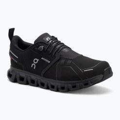 Buty damskie On Cloud 6 WP. Czarne obuwie sportowe damskie On Running, bez wzorów, z materiału, do biegania. Za 749.99 zł.