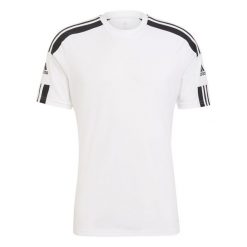 Koszulka piłkarska ADIDAS Squadra. Koszulki sportowe męskie Adidas, m, bez wzorów, bez kołnierzyka, bez ramiączek, do piłki nożnej. Za 64.99 zł.