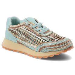 Sneakersy damskie Artiker, skóra ekologiczna i materiał tekstylny siateczkowa struktura wiązanie klasyczne, niebieskie, 58C1289. Niebieskie półbuty damskie Artiker, bez wzorów, z materiału, klasyczne, bez obcasa, bez zapięcia. Za 197.90 zł.
