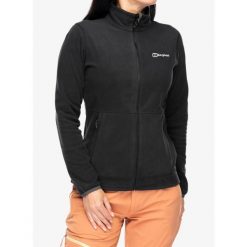 Bluza polarowa damska Berghaus Prism 2.0 Micro IA FL Jacket. Czarne bluzy damskie Berghaus, l, bez wzorów, z polaru, bez kaptura. Za 282.99 zł.