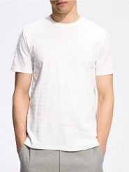 Bawełniany t-shirt regular - biały. Białe t-shirty męskie Reserved, l, bez wzorów, z bawełny, bez kołnierzyka. Za 69.99 zł.
