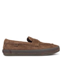 Loafersy Vans. Brązowe mokasyny męskie Vans. Za 449.99 zł.