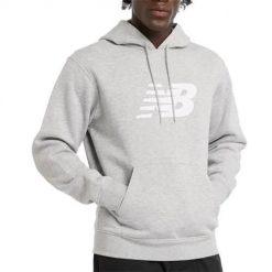 Bluza sportowa męska New Balance MT43904AG. Szare bluzy męskie New Balance, m, bez wzorów, z bawełny, z kapturem, trekkingowe. Za 334.00 zł.
