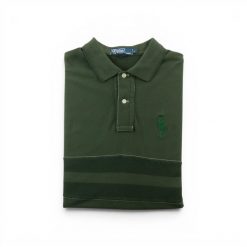 Second life - Koszulka Polo Ralph Lauren męska krótki rękaw - Stan dobry. Zielone koszulki polo męskie Ralph Lauren, l, bez wzorów, bez kołnierzyka, bez ramiączek, na golfa. Za 106.46 zł.