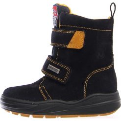 Skórzane kozaki zimowe "Ura" w kolorze granatowym. Buty zimowe chłopięce Zimowe obuwie dla dzieci. W wyprzedaży za 237.95 zł.