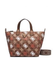 Guess Torebka Eliette TWNP93 15019 Brązowy. Brązowe torebki do ręki damskie Guess, z aplikacjami, ze skóry, bez dodatków. Za 544.99 zł.