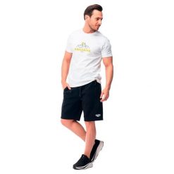 Męskie Szorty Hineti. Czarne krótkie spodenki sportowe męskie Hi-tec, m, bez wzorów, z bawełny, na fitness i siłownię. Za 112.99 zł.