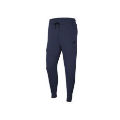 Spodnie Tech Fleece Rozmiar S Niebieski - CU4495-410. Czarne spodnie sportowe męskie Nike, s, bez wzorów, z bawełny, na fitness i siłownię. Za 398.15 zł.