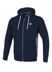 Bluza męska Pitbull rozpinana z kapturem French Terry Reno. Czarne bluzy męskie PITBULL, m, bez wzorów, z bawełny, z kapturem. Za 269.00 zł.