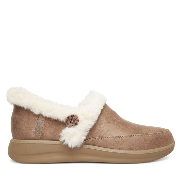 Kapcie Skechers. Szare kapcie damskie Skechers, bez wzorów. Za 269.99 zł.