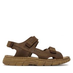 Sandały Josef Seibel. Brązowe sandały męskie Josef Seibel, bez zapięcia. Za 309.99 zł.