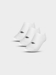 4F Skarpety casual stopki (3-pack) damskie - białe 35-38. Białe skarpety damskie 4f, bez wzorów, z bawełny. Za 44.99 zł.