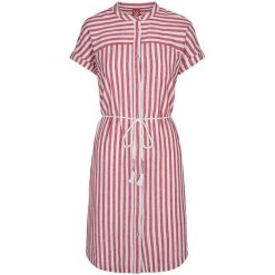 Loap Nesha sukienka damska M – letnia sukienka 55% len. Białe sukienki damskie ZOOPLEMENTS, na lato, m, bez wzorów, ze lnu, sportowe, bez kołnierzyka, bez ramiączek, sportowe. Za 180.99 zł.