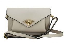Listonoszka skórzana BARBERINI'S j. beżowa 955-10. Brązowe torebki shopper damskie Barberinis, bez wzorów, ze skóry, eleganckie, bez dodatków. Za 209.99 zł.