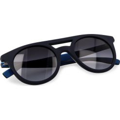 Okulary przeciwsłoneczne BOSS - 0266/S Blue Hvnblue I8V. Niebieskie okulary przeciwsłoneczne damskie Boss. W wyprzedaży za 379.00 zł.