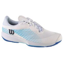 Buty do tenisa męskie, Wilson Kaos Swift 1.5. Białe buty sportowe męskie Wilson, z gumy, bez zapięcia, tenisowe. Za 369.99 zł.