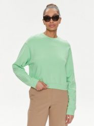 Replay Bluza W3104B.000.23650P Zielony Regular Fit. Zielone bluzy damskie Replay, m, bez wzorów, z bawełny, bez kaptura. Za 399.99 zł.