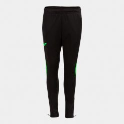 Spodnie dresowe Joma Championship VII. Czarne spodnie sportowe męskie Joma, m, bez wzorów, z dresówki, na fitness i siłownię. Za 237.50 zł.