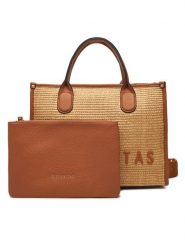 Hispanitas Torebka BV253833 Brązowy. Brązowe torebki do ręki damskie Hispanitas, bez wzorów, z syntetyku, bez dodatków. Za 399.99 zł.