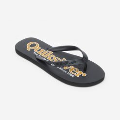 Japonki męskie Quiksilver Til 69 Java. Czarne buty sportowe męskie Quiksilver, z kauczuku, bez zapięcia. Za 89.99 zł.