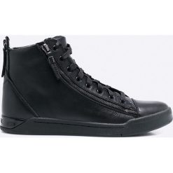 Diesel - Buty. Czarne buty sportowe męskie Diesel, z materiału, bez zapięcia. W wyprzedaży za 599.90 zł.