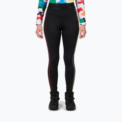 Spodnie termoaktywne damskie Rossignol JCC Booster Tights. Czarne spodnie snowboardowe damskie Rossignol, na zimę, bez wzorów, sportowe, narciarskie. Za 499.99 zł.