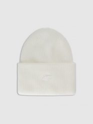 4F Czapka zimowa uniseks - biała Uniwersalny. Białe czapki i kapelusze męskie 4f, na zimę, bez wzorów, z materiału, biznesowe. Za 59.99 zł.