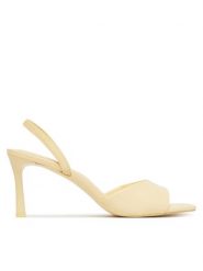 Aldo Sandały Andya 14295882 Żółty. Żółte sandały damskie Aldo, bez wzorów, ze skóry, bez obcasa, na szpilce, bez zapięcia. Za 359.99 zł.