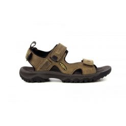 Buty do chodzenia męskie Keen Sandały Męskie Targhee Iii Open Toe Bisonmul. Brązowe sandały męskie Keen, z materiału, z otwartym noskiem, bez zapięcia. Za 654.00 zł.