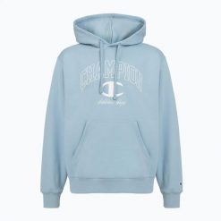 Bluza męska Champion 221599 Sweatshirt Hooded. Niebieskie bluzy męskie Champion, m, bez wzorów, z bawełny, bez kaptura. Za 159.99 zł.