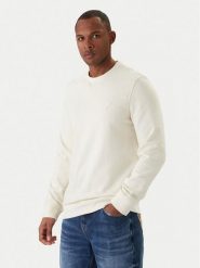 Guess Bluza M6RQ08 KCN01 Écru Regular Fit. Bluzy męskie Guess, m, z aplikacjami, z bawełny, bez kaptura. Za 339.99 zł.