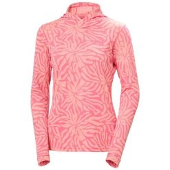 Bluza damska z kapturem Helly Hansen Lifa Active Solen. Czerwone bluzy damskie Helly Hansen, s, bez wzorów, z kapturem. Za 440.00 zł.