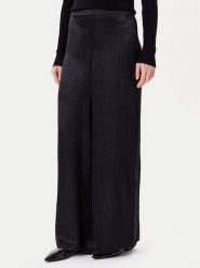 Marella Spodnie palazzo Emme by Marella William 2525136051 Czarny Wide Leg. Czarne spodnie materiałowe damskie Marella, bez wzorów, z materiału. Za 312.99 zł.