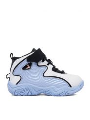 SHAQ Buty do koszykówki SHAQ-EO-DEVASTATOR 3.0 AQ95078T-WL Niebieski jasny. Niebieskie buty sportowe chłopięce Shaq, bez wzorów, ze skóry, bez zapięcia, do koszykówki. Za 199.99 zł.