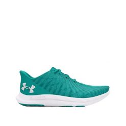 Buty do biegania Under Armour Charged Speed Swift Turquoise. Niebieskie obuwie sportowe damskie Under Armour, bez wzorów, z gumy, do biegania. Za 261.99 zł.