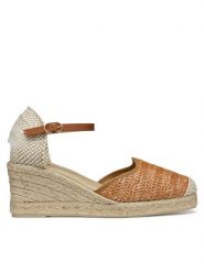 Geox Espadryle D Gelsa Low D55NGE 02MLM C5006 Brązowy. Brązowe sandały damskie Geox, bez wzorów, z materiału, bez obcasa, bez zapięcia. Za 289.99 zł.