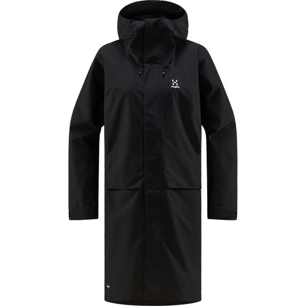 Parka damska z kapturem Haglöfs Aria Proof. Niebieskie kurtki damskie Haglöfs, l, bez wzorów, z materiału, z kapturem. Za 976.95 zł.