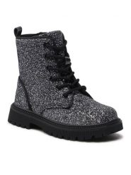 Nelli Blu Trapery CM211102-32 Srebrny. Szare buty zimowe dziewczęce Nelli Blu, bez wzorów, z syntetyku, bez zapięcia. Za 149.99 zł.