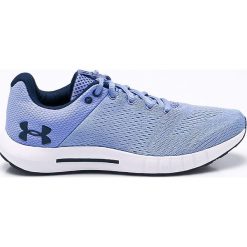 Under Armour - Buty Micro G Pursuit. Szare obuwie sportowe damskie Under Armour, z materiału. W wyprzedaży za 239.90 zł.