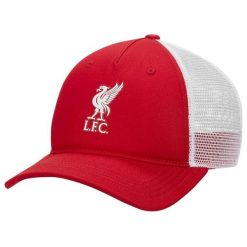 Rise Trucker Cap. Białe czapki i kapelusze damskie LIVERPOOL FC, bez wzorów. Za 189.99 zł.