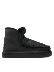 Mou Śniegowce Eskimo Sneaker Bold FW411000B Czarny. Czarne śniegowce i trapery damskie Mou, ze skóry. Za 1,149.00 zł.