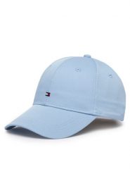 Tommy Hilfiger Czapka z daszkiem Flag Cotton 6 AM0AM13008 Niebieski. Niebieskie rękawiczki damskie Tommy Hilfiger, bez wzorów, z bawełny. Za 169.99 zł.