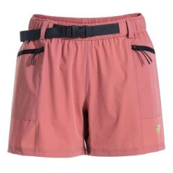 Spodenki turystyczne z paskiem damskie Joma Explorer V. Czerwone szorty sportowe damskie Joma, na lato, l, bez wzorów, z materiału, klasyczne, z standardowym stanem, trekkingowe. Za 101.00 zł.
