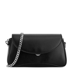 Torebka DeeZee. Czarne listonoszki damskie DeeZee, bez wzorów, bez dodatków. Za 129.99 zł.