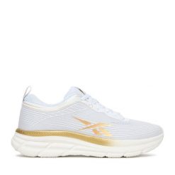 Buty do biegania Reebok. Niebieskie obuwie sportowe damskie Reebok, bez wzorów, do biegania. Za 249.99 zł.