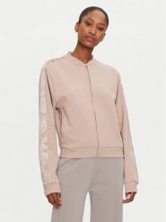 Boss Bluza Cosmo 50527301 Beżowy Regular Fit. Brązowe bluzy damskie Boss, l, bez wzorów, z bawełny, bez kaptura. Za 289.99 zł.